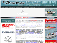 Tablet Screenshot of powersourcemarine.com